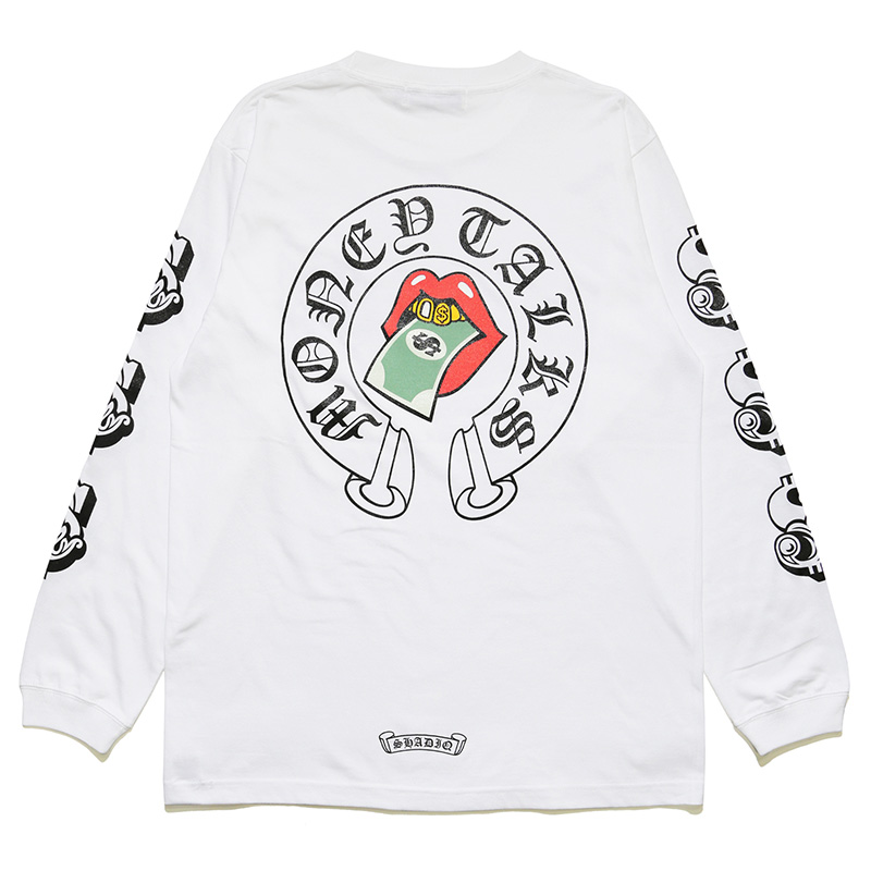 BLACKLETTER MONEY TALKS LS T-SHIRT -2.COLOR-