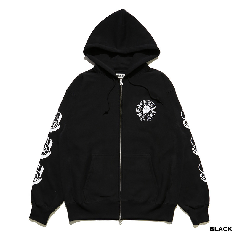 BLACKLETTER MONEY TALKS ZIP HOODIE -2.COLOR-