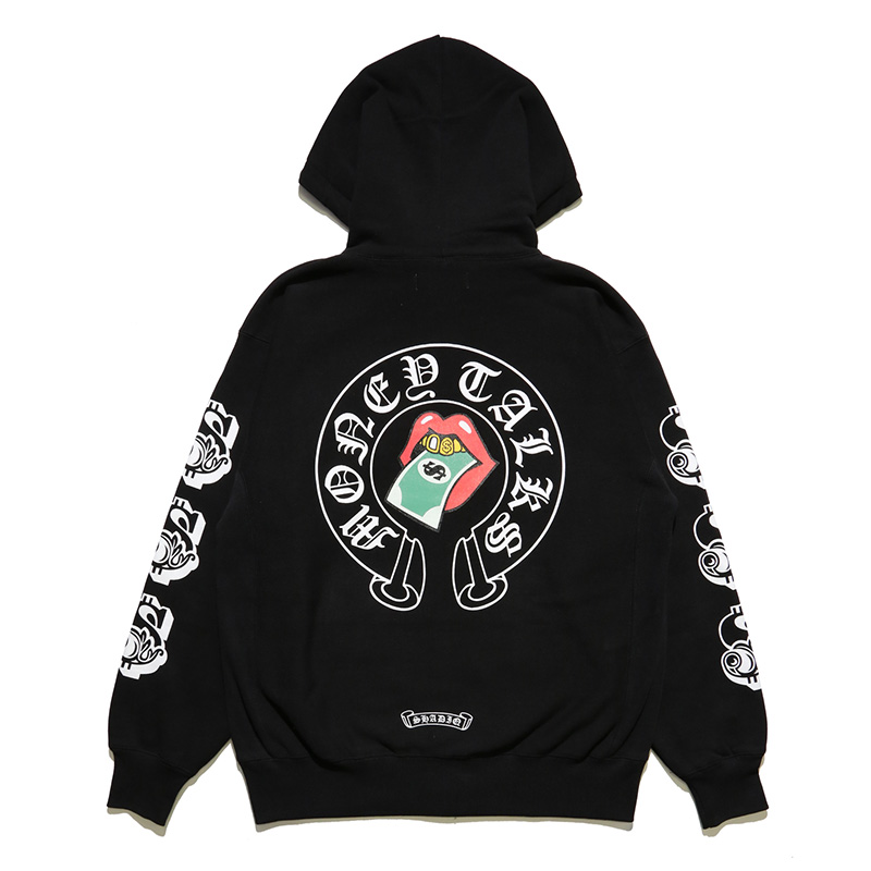 BLACKLETTER MONEY TALKS ZIP HOODIE -2.COLOR-