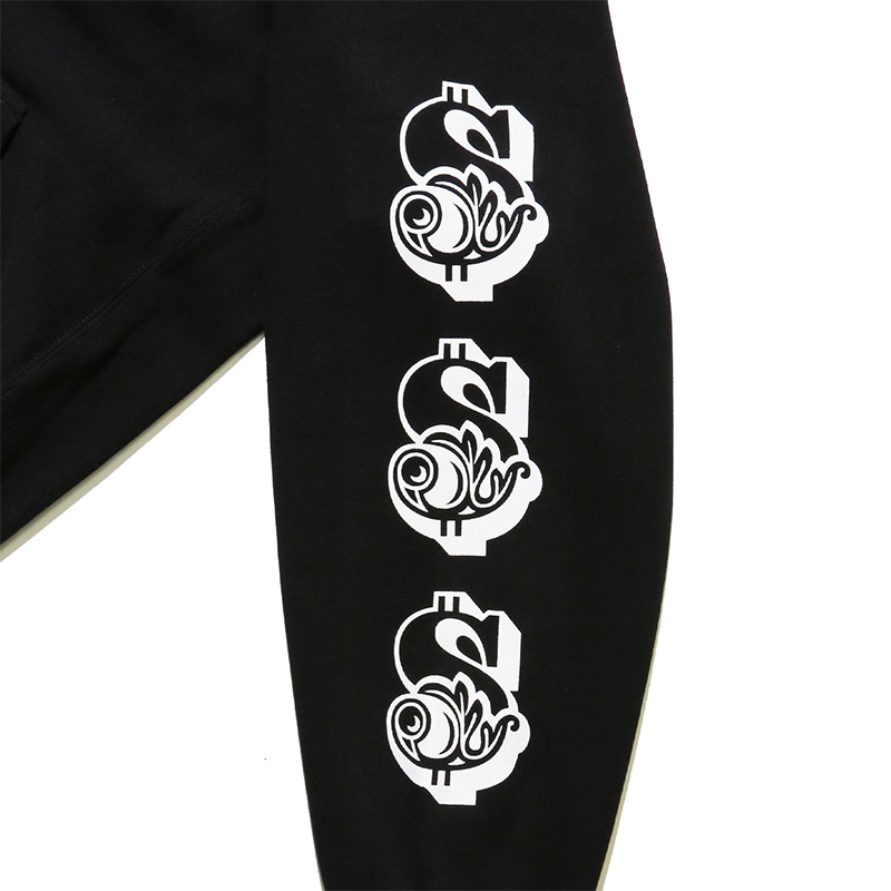 BLACKLETTER MONEY TALKS ZIP HOODIE -2.COLOR-