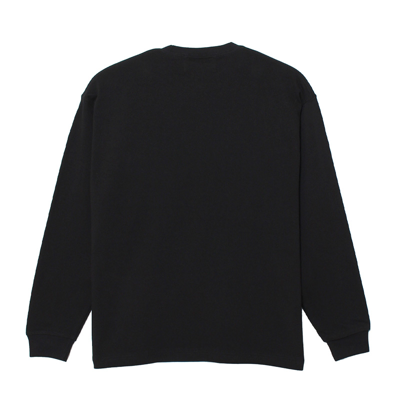 (E)MAGNUM WEIGHT OG BIG L/S T-SHIRT -BLACK-