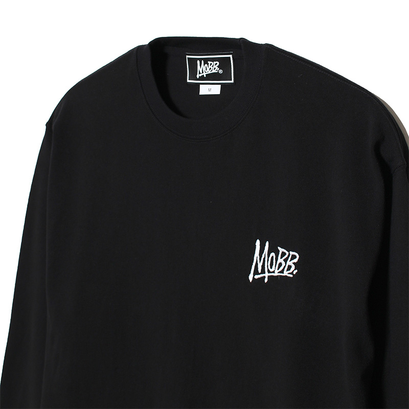 (E)MAGNUM WEIGHT OG BIG L/S T-SHIRT -BLACK-