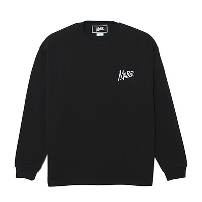 (E)MAGNUM WEIGHT OG BIG L/S T-SHIRT -BLACK-