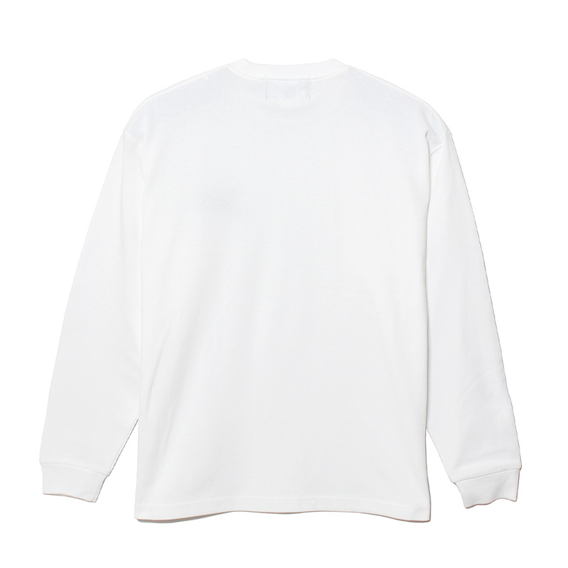 (E)MAGNUM WEIGHT OG BIG L/S T-SHIRT -WHITE-