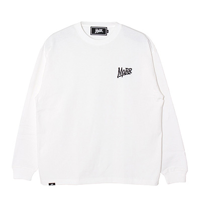 (E)MAGNUM WEIGHT OG BIG L/S T-SHIRT -WHITE-(L)