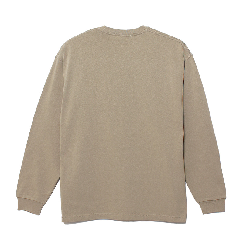 (P)MAGNUM WEIGHT OG BIG L/S T-SHIRT -BEIGE-