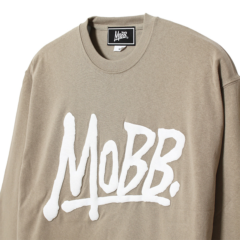 (P)MAGNUM WEIGHT OG BIG L/S T-SHIRT -BEIGE-