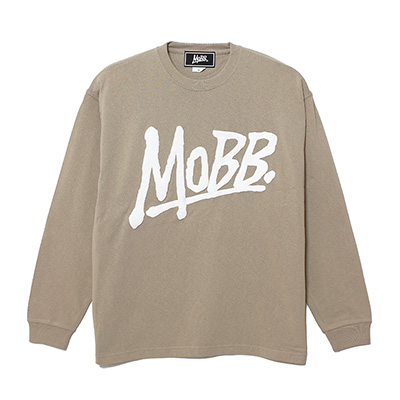 (P)MAGNUM WEIGHT OG BIG L/S T-SHIRT -BEIGE-