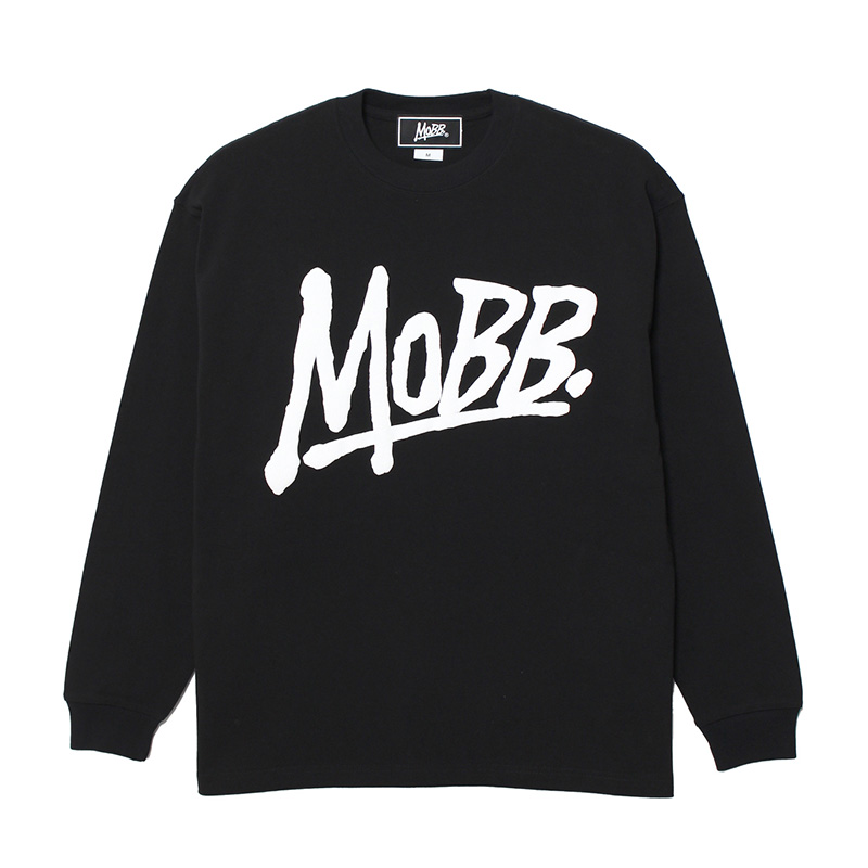 (P)MAGNUM WEIGHT OG BIG L/S T-SHIRT -BLACK-