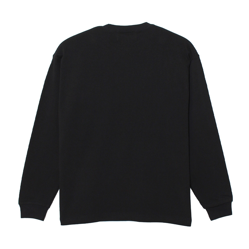 (P)MAGNUM WEIGHT OG BIG L/S T-SHIRT -BLACK-