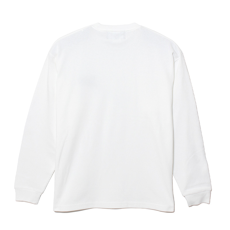 (P)MAGNUM WEIGHT OG BIG L/S T-SHIRT -WHITE-