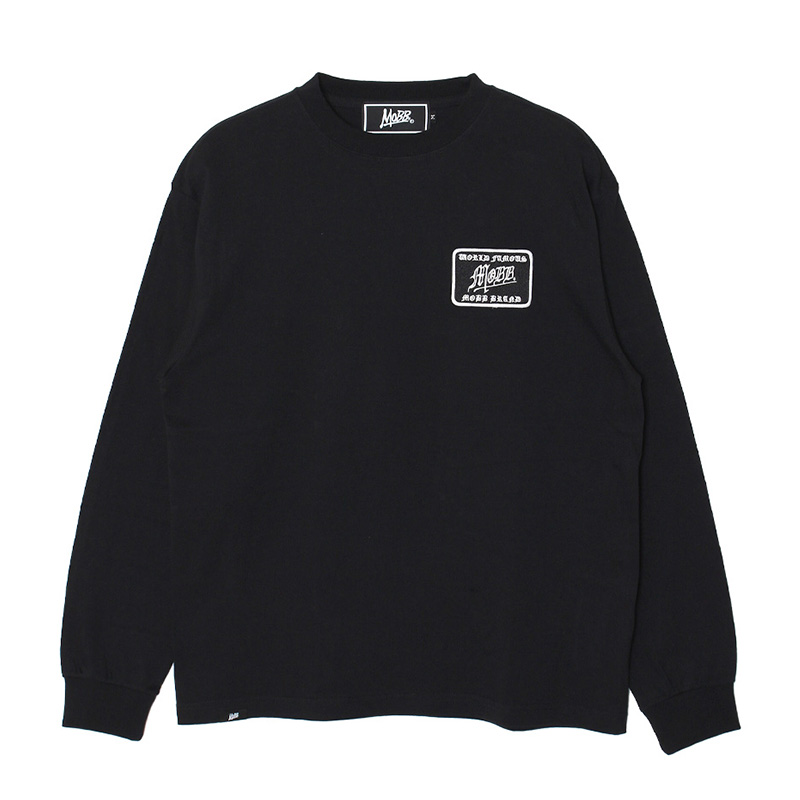 OLD OG WAPPEN L/S T-SHIRT -BLACK-