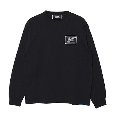 OLD OG WAPPEN L/S T-SHIRT -BLACK-(S)