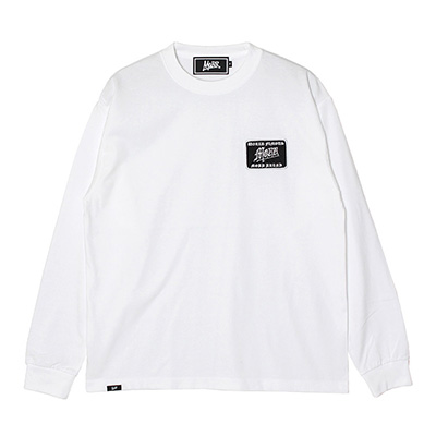 OLD OG WAPPEN L/S T-SHIRT -WHITE-(S)