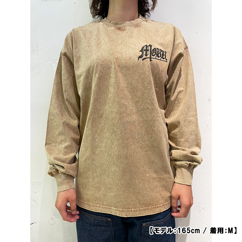 OLD OG PIGMENT L/S T-SHIRT -BEIGE-