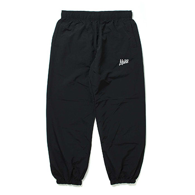 OG NYLON TRACK PANTS -BLACK-