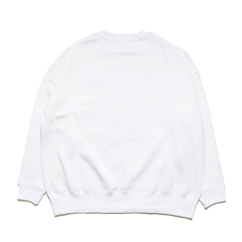 OG BIG CREW SWEAT -WHITE-