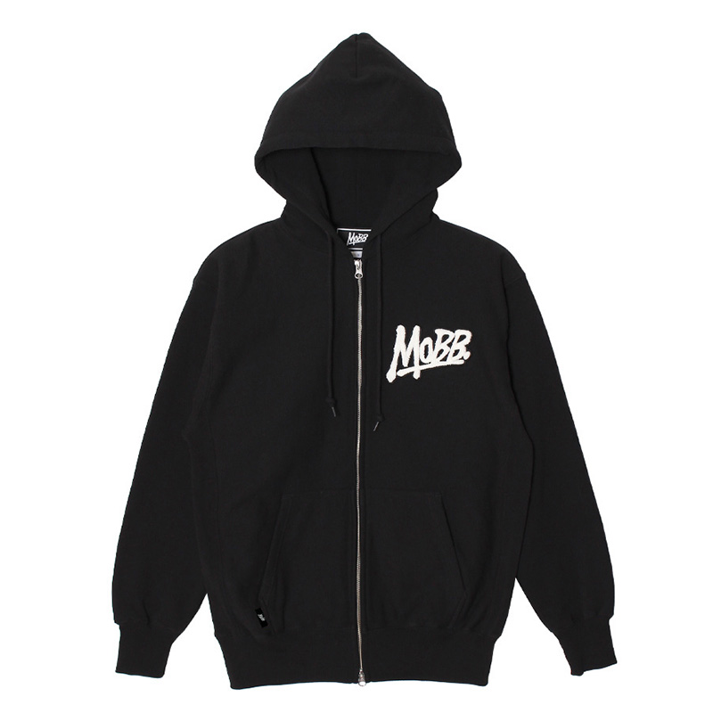 OG WAPPEN ZIP HOODIE -BLACK-