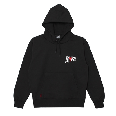 HEART DRIP HOODIE -BLACK-