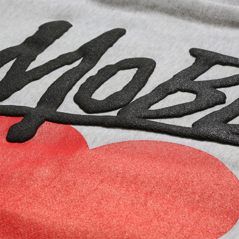 HEART DRIP HOODIE -GREY-