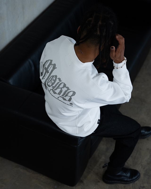 OLD OG STONE CREW SWEAT -WHITE-