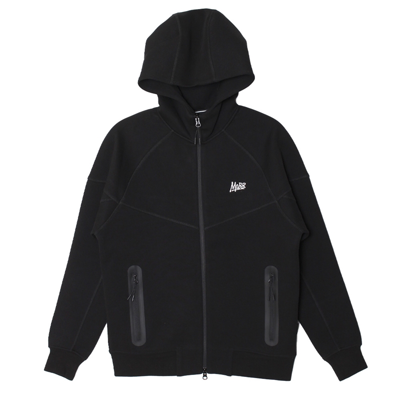 TECH FLEECE ZIP HOODY -BLACK-