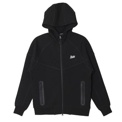 TECH FLEECE ZIP HOODY -BLACK-(S)