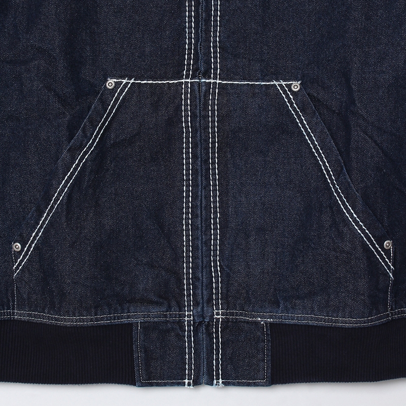 FAT STITCH DENIM JACKET -INDIGO-