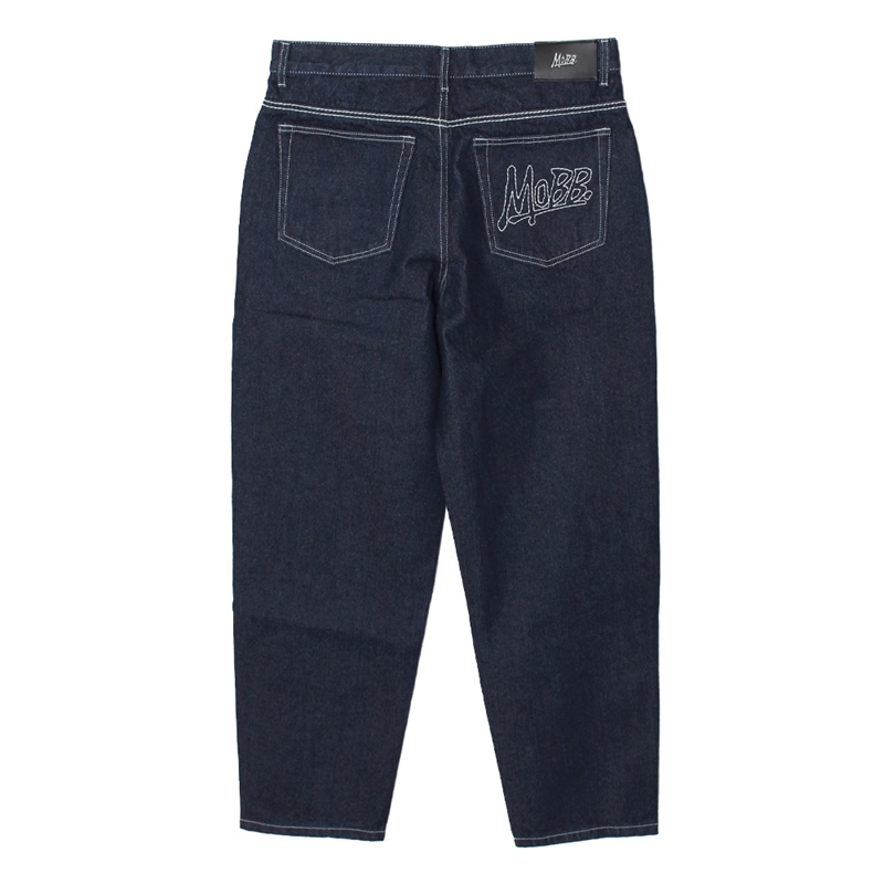 FAT STITCH DENIM PANTS -INDIGO-