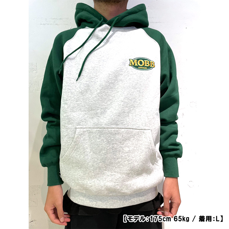 OVAL RAGLAN HOODY -GREEN-