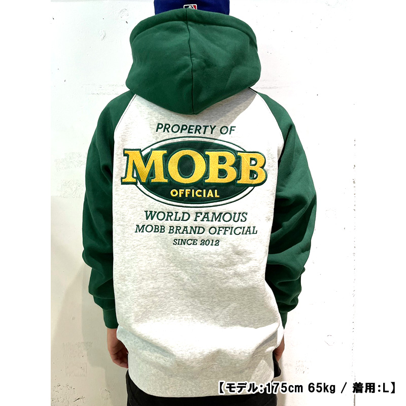 OVAL RAGLAN HOODY -GREEN-