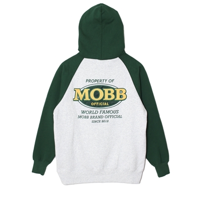 OVAL RAGLAN HOODY -GREEN-