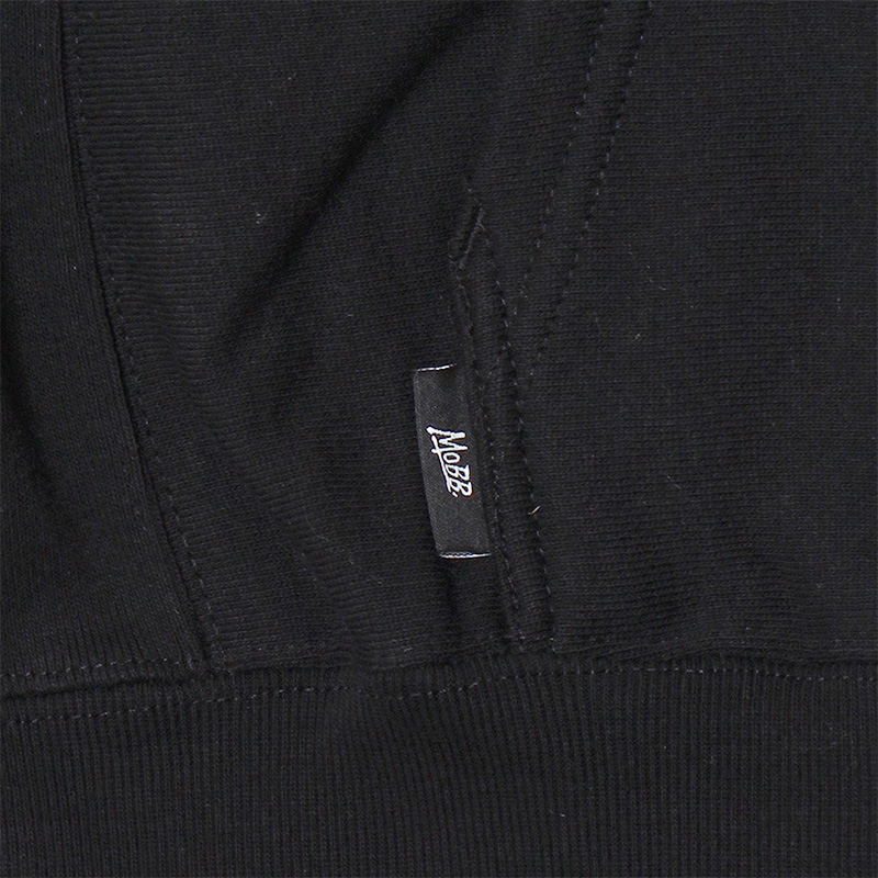 SCRIBLE HOODIE -BLACK-