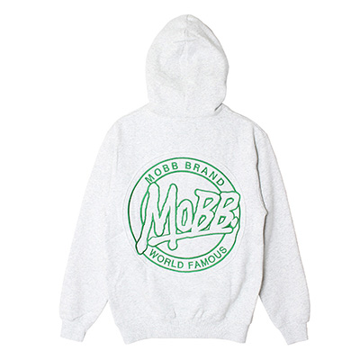 OUTLINE HOODIE -GRAY-