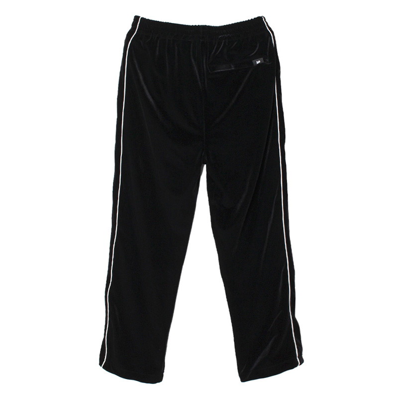 VELOR TRACK PANTS -BLACK-