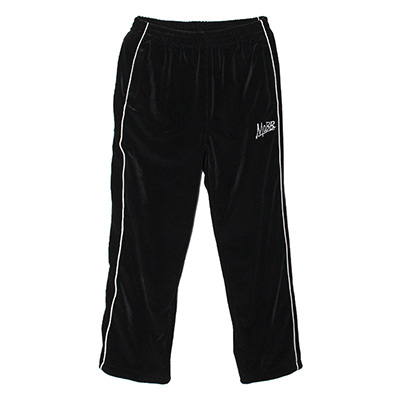 VELOR TRACK PANTS -BLACK-