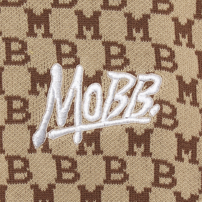 【一部予約:11月下旬頃入荷予定】 MONOGRAM KNIT -BEIGE-