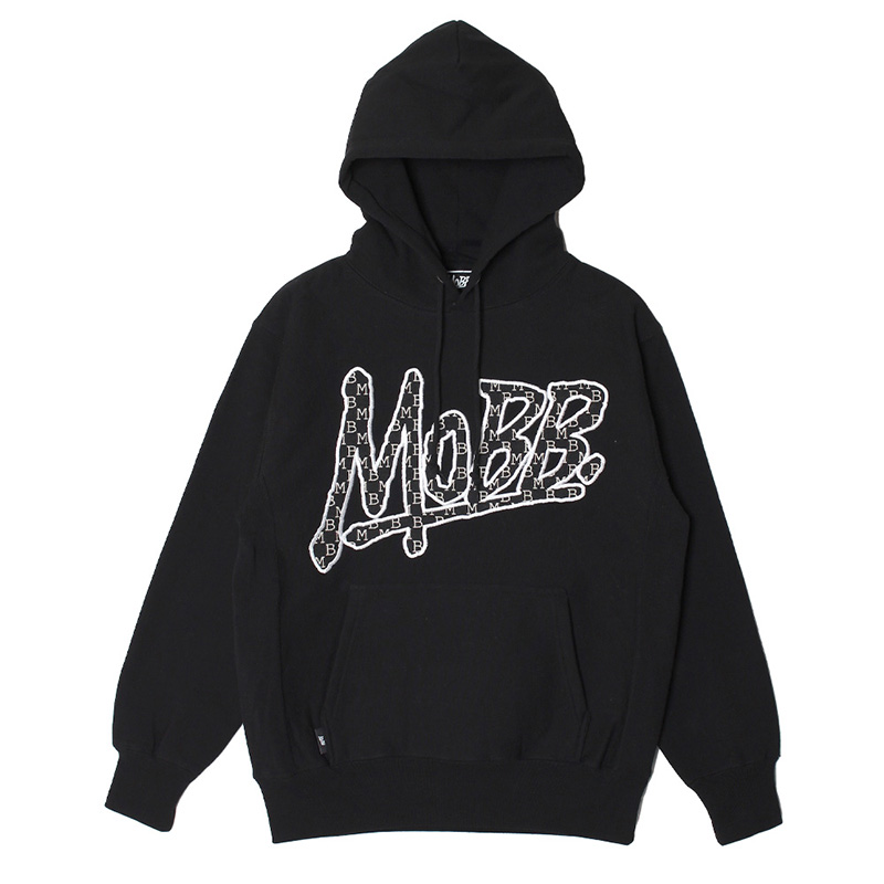 MONOGRAM JACQUARD OG HOODIE -BLACK-