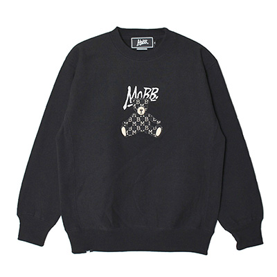 MONOGRAM JACQUARD BEAR SWEAT -BLACK-(M)