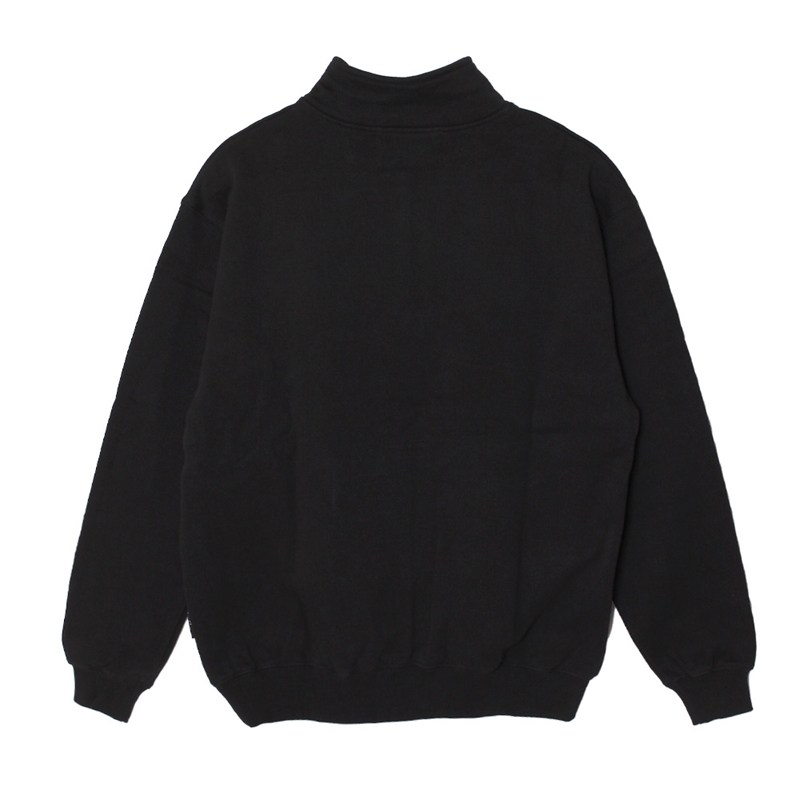 OG MAGNUM HALF ZIP SWEAT -BLACK-