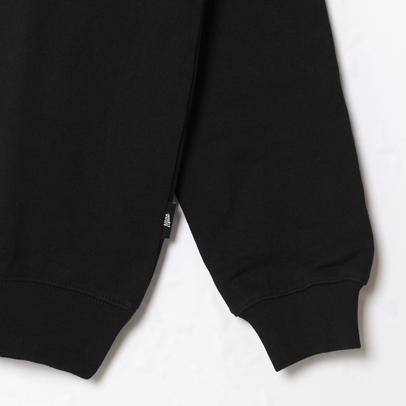 OG MAGNUM HALF ZIP SWEAT -BLACK-