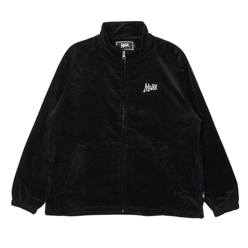 CORDUROY TRACK JACKET -BLACK-