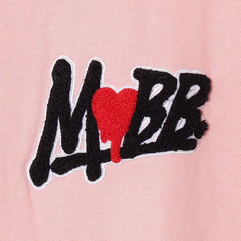 【予約:12月上旬頃入荷予定】HEART DRIP WAPPEN HOODIE -PINK-