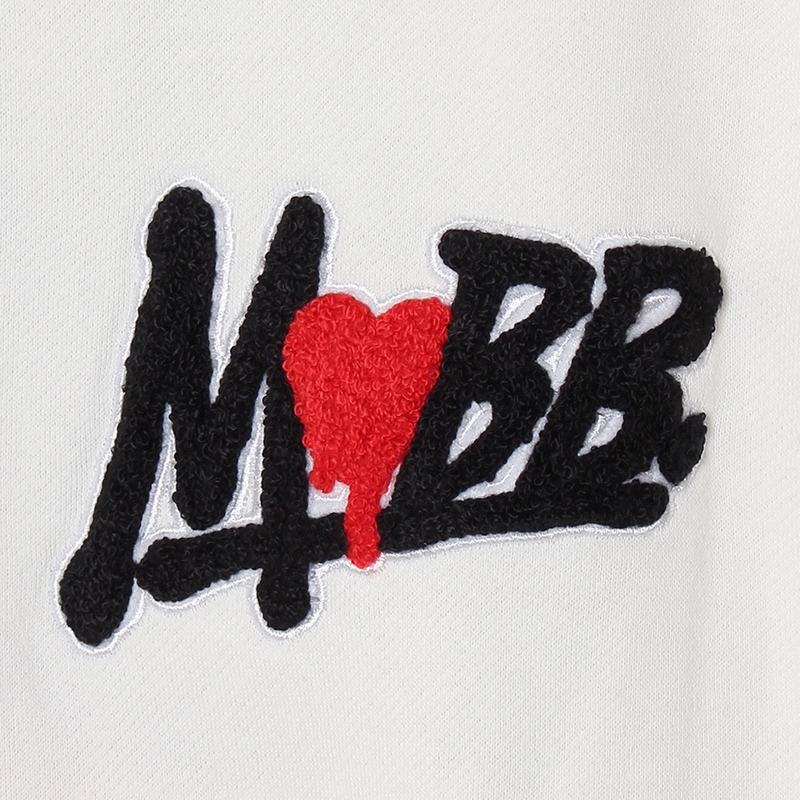 【予約:12月上旬頃入荷予定】HEART DRIP WAPPEN HOODIE -WHITE-