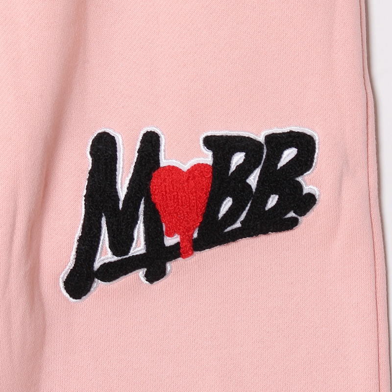 HEART DRIP WAPPEN PANTS -PINK-