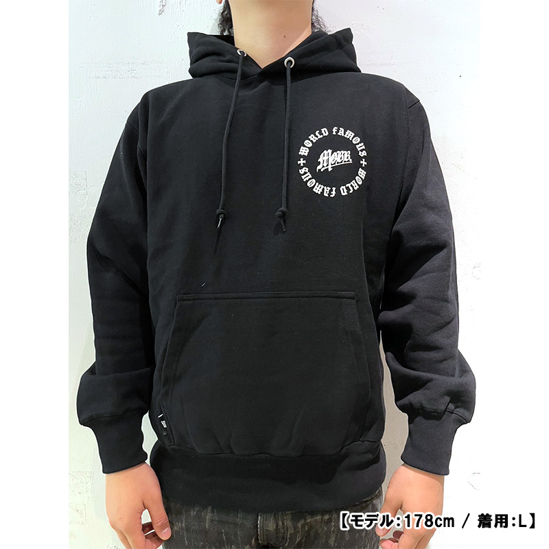 OLD CIRCLE HOODIE -BLACK-