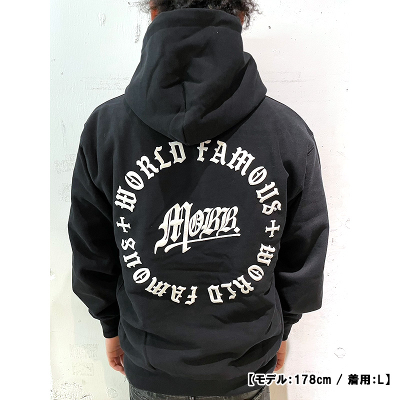 OLD CIRCLE HOODIE -BLACK-