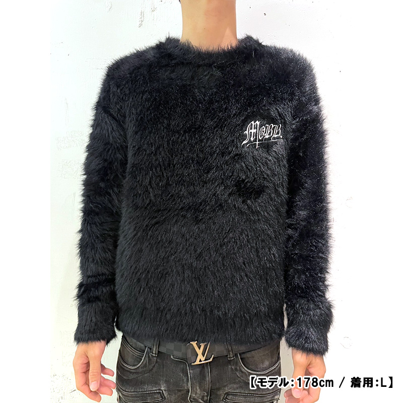 OLD OG SHAGGY KNIT -BLACK-