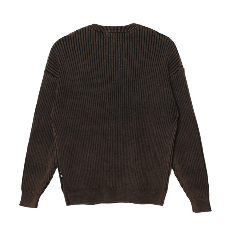 OLD OG PIGMENT KNIT -BLACK-