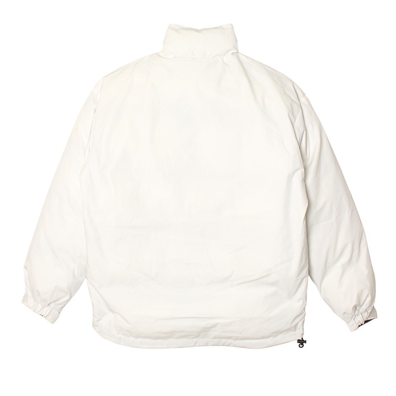 NYLON RV PUFF JACKET -WHITE×PAISLEY-